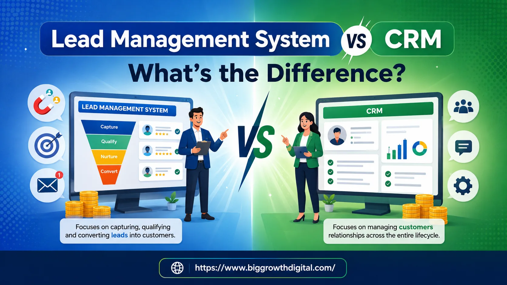 Lead Management System vs CRM: What's the Difference?